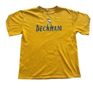 Y2K David Beckham Real Madrid Adidas T-Shirt large? Medium?